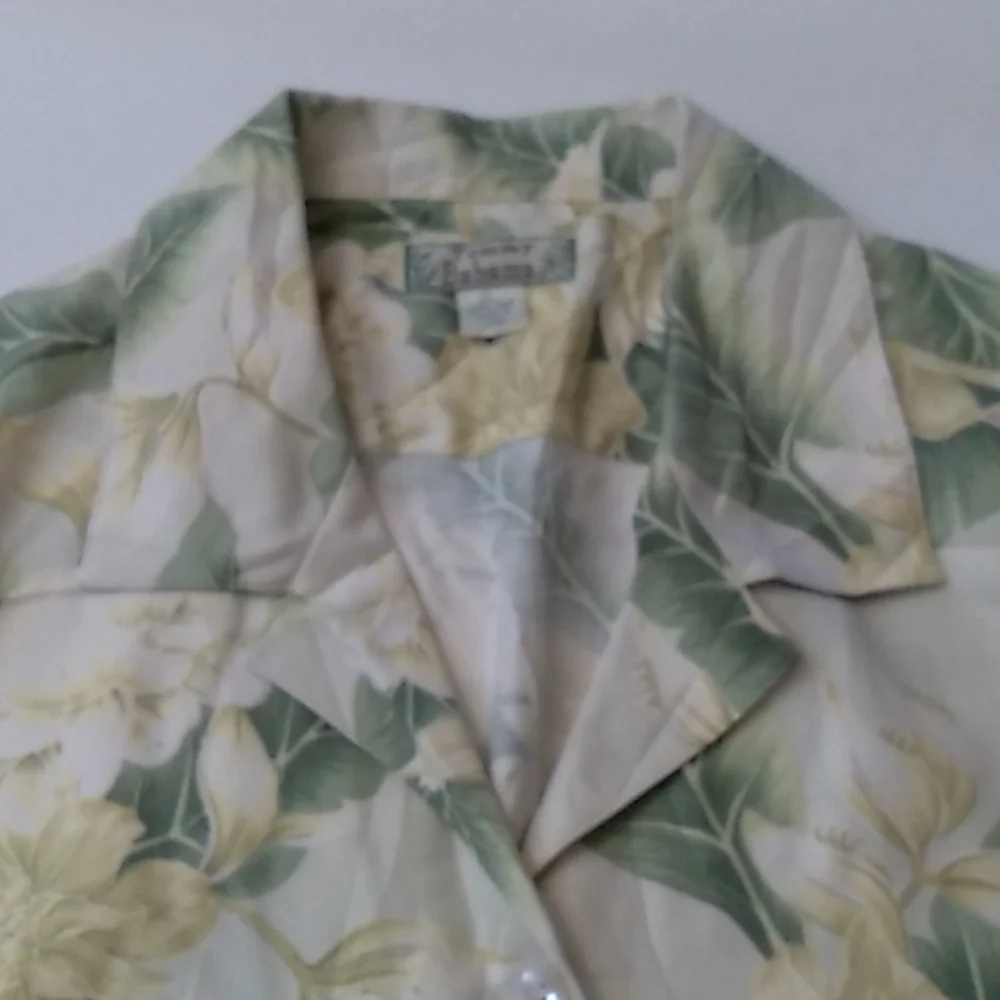 Tommy Bahama Men Hawaiian All Over Print Short Sleeve Casual Shirt Sz Large - Picture 3 of 4